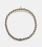 Sydney Evan 14kt gold bracelet with turquoises