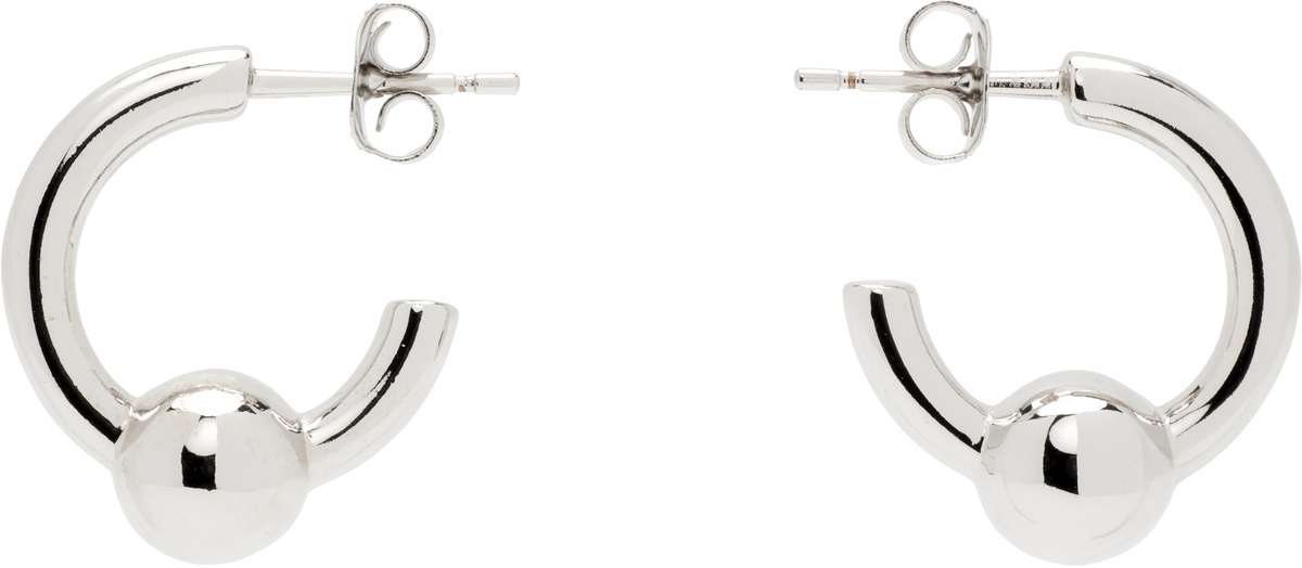 Justine Clenquet Silver Mel Earrings Justine Clenquet