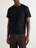 FRAME - Cotton-Jacquard T-Shirt - Black