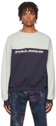PALMER Navy Cotton Sweatshirt