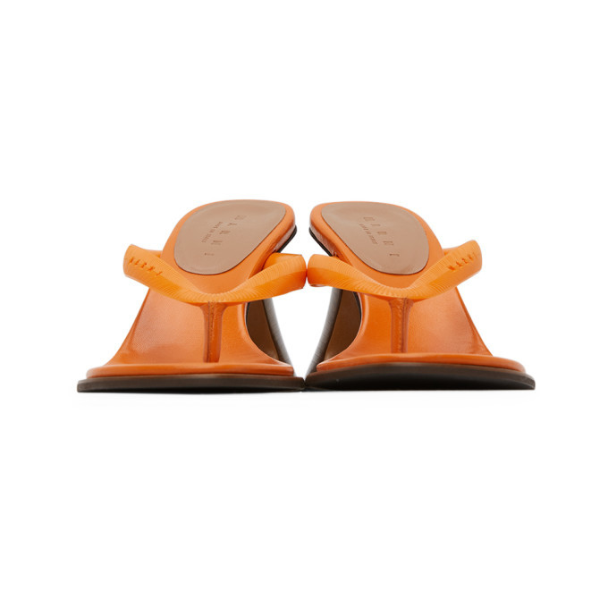 サンダル MARNI Men Sandals SBMR000600 P412200R35 Orange MARNI | Orange Men's Sandals | YOOX