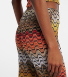 Missoni Wave lamé slim pants