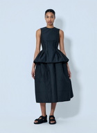 Cecilie Bahnsen CBdaimi Stria Matelassé Peplum Top