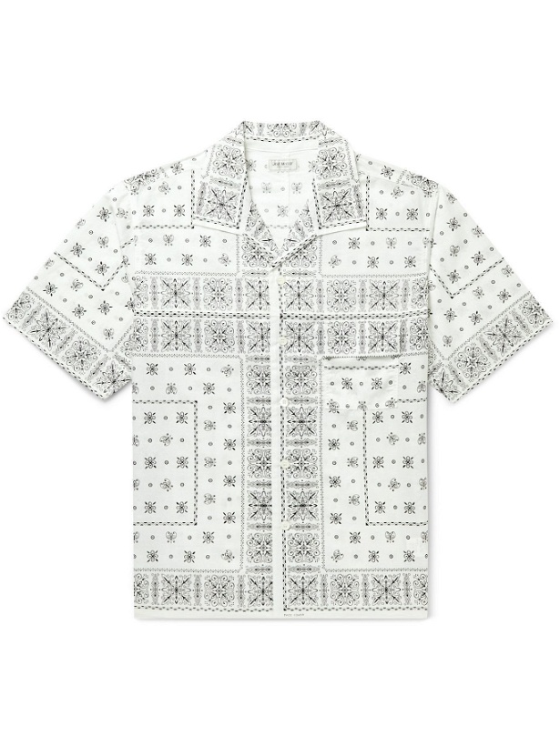 Photo: THE REAL MCCOY'S - Bandana-Print Cotton Shirt - White