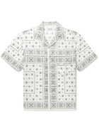 THE REAL MCCOY'S - Bandana-Print Cotton Shirt - White