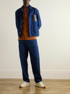 LOEWE - Slim-Fit Logo-Embroidered Cotton-Jersey T-Shirt - Orange