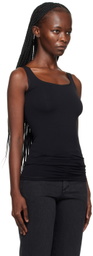 Theory Black Len Tubular Tank Top