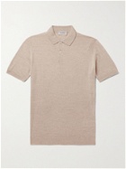 JOHN SMEDLEY - Payton Merino Wool Polo Shirt - Brown