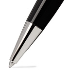 Montblanc - Meisterstück Resin and Platinum-Plated Ballpoint Pen - Men - Black