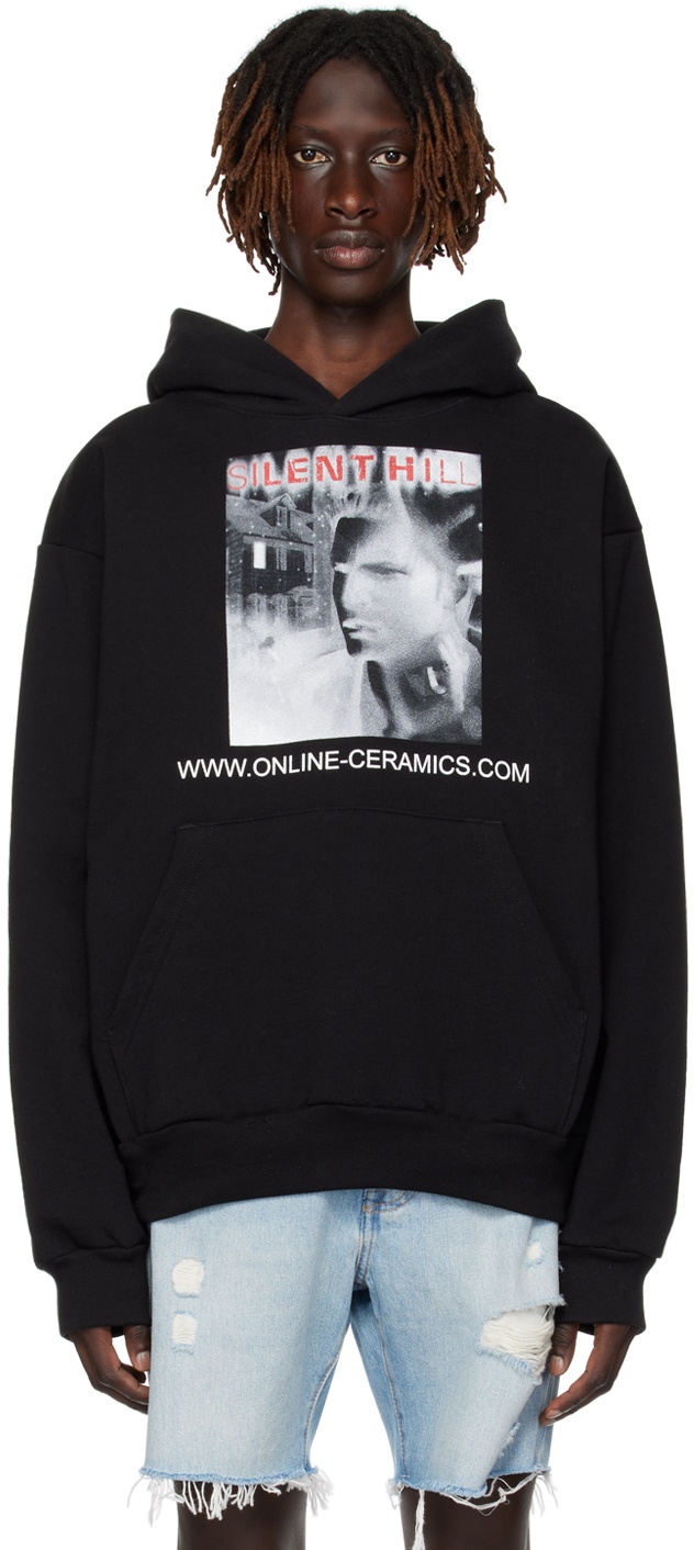 Online Ceramics Black 'Welcome To Silent Hill' Hoodie