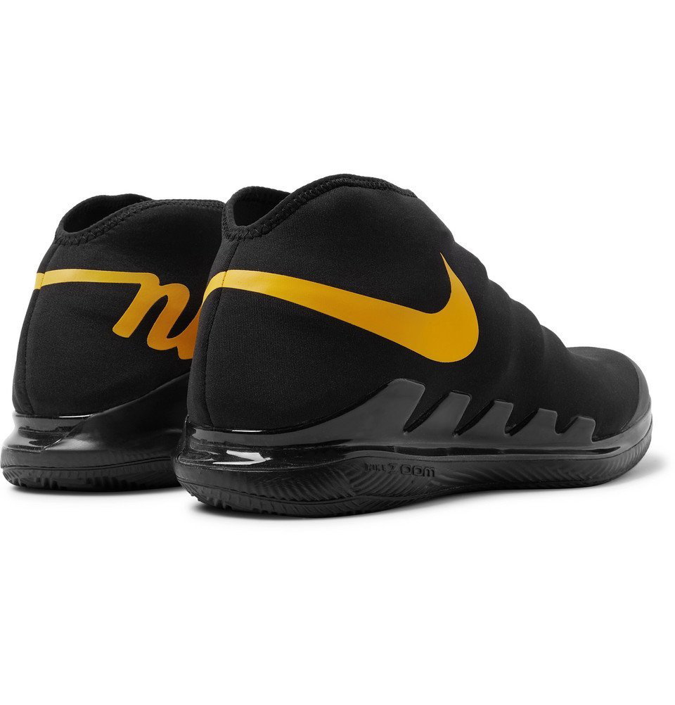 goud Bedachtzaam beest Nike Tennis - Air Zoom Vapor x Glove Neoprene, Rubber and Mesh Tennis  Sneakers - Black Nike Tennis