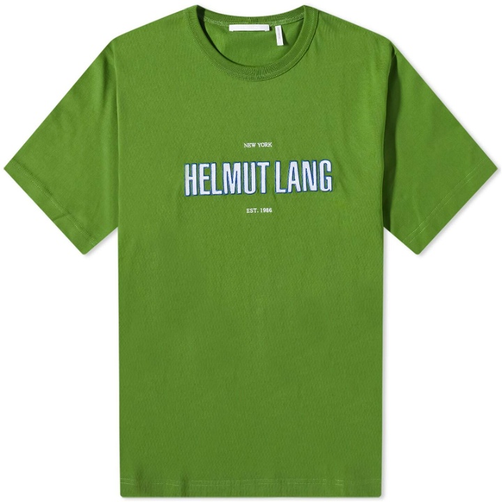 Photo: Helmut Lang Men's Outline Logo T-Shirt in Cactus