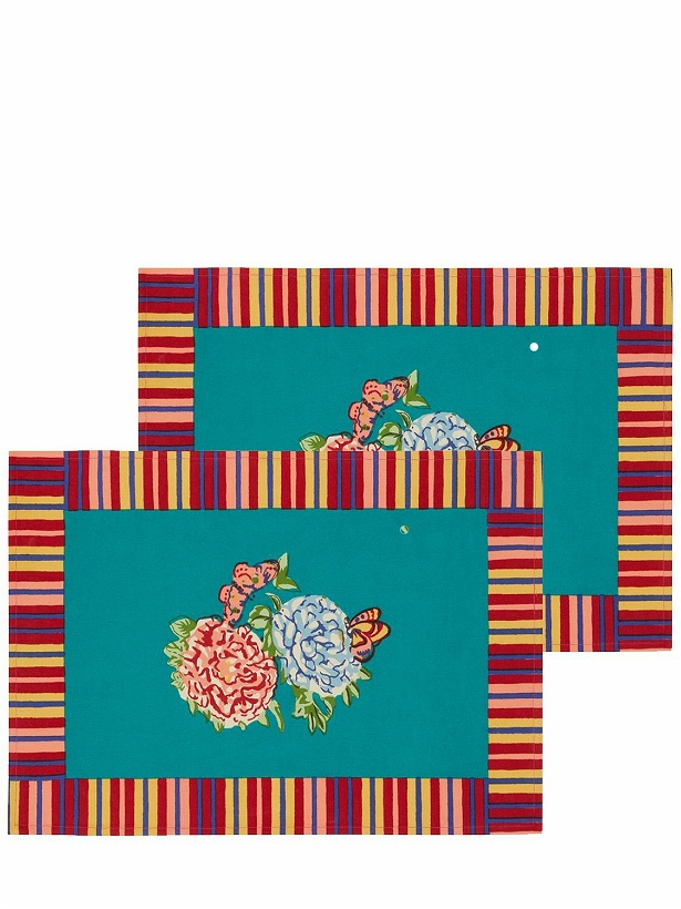 Photo: LISA CORTI Set Of 2 Queen Kandem Cotton Placemats