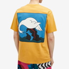 By Parra Men's Swan To The Face T-Shirt in Ochre