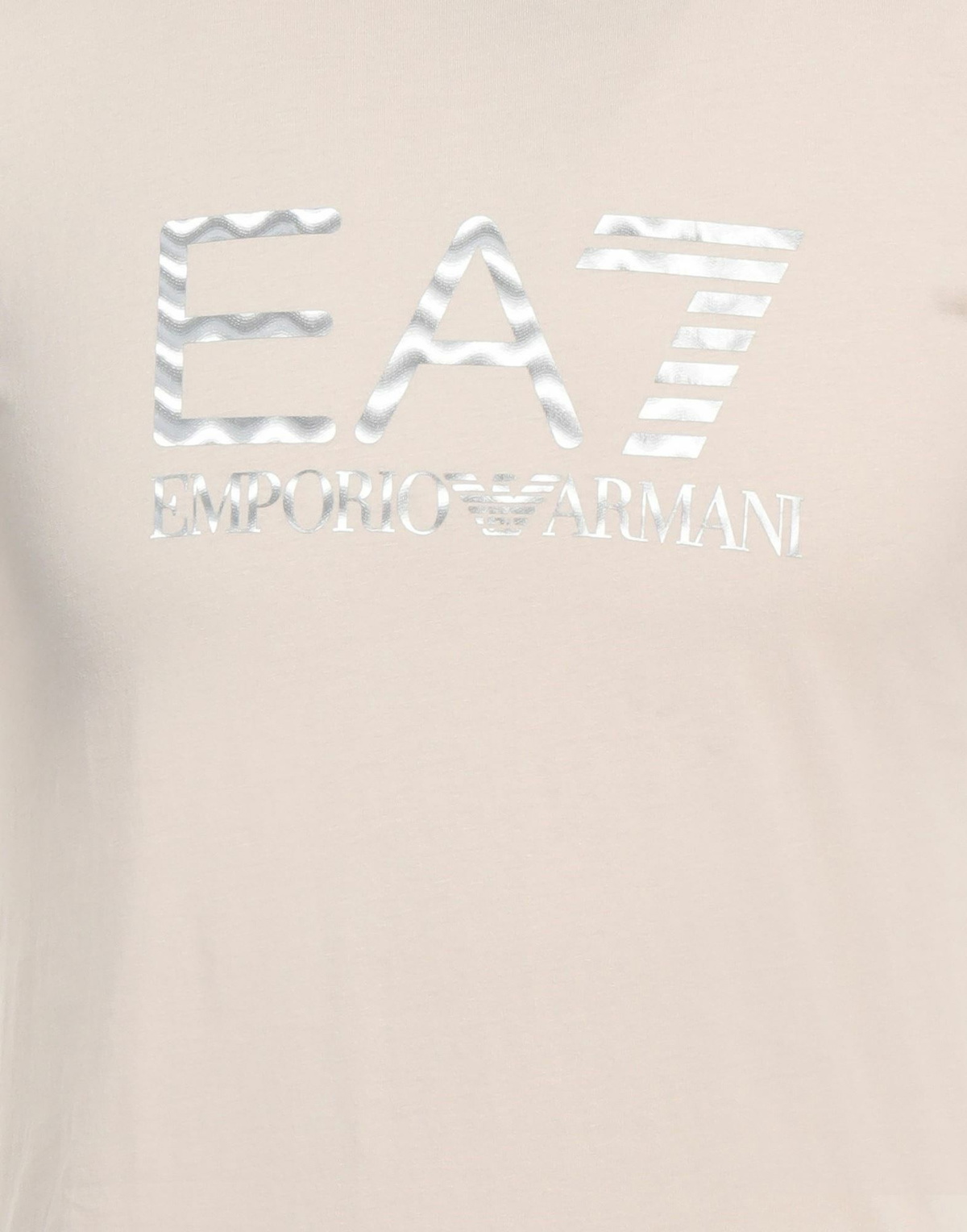 Ea7 Mens T-shirt in Beige
