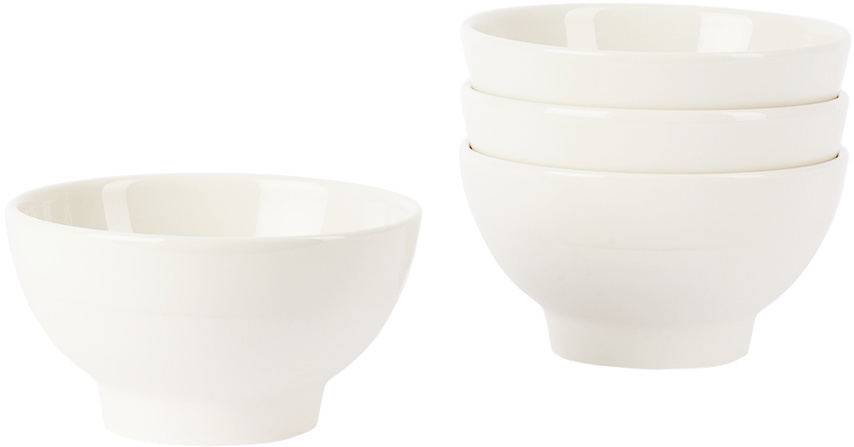 Jars Céramistes White Cantine Bowl Set, 4 pcs