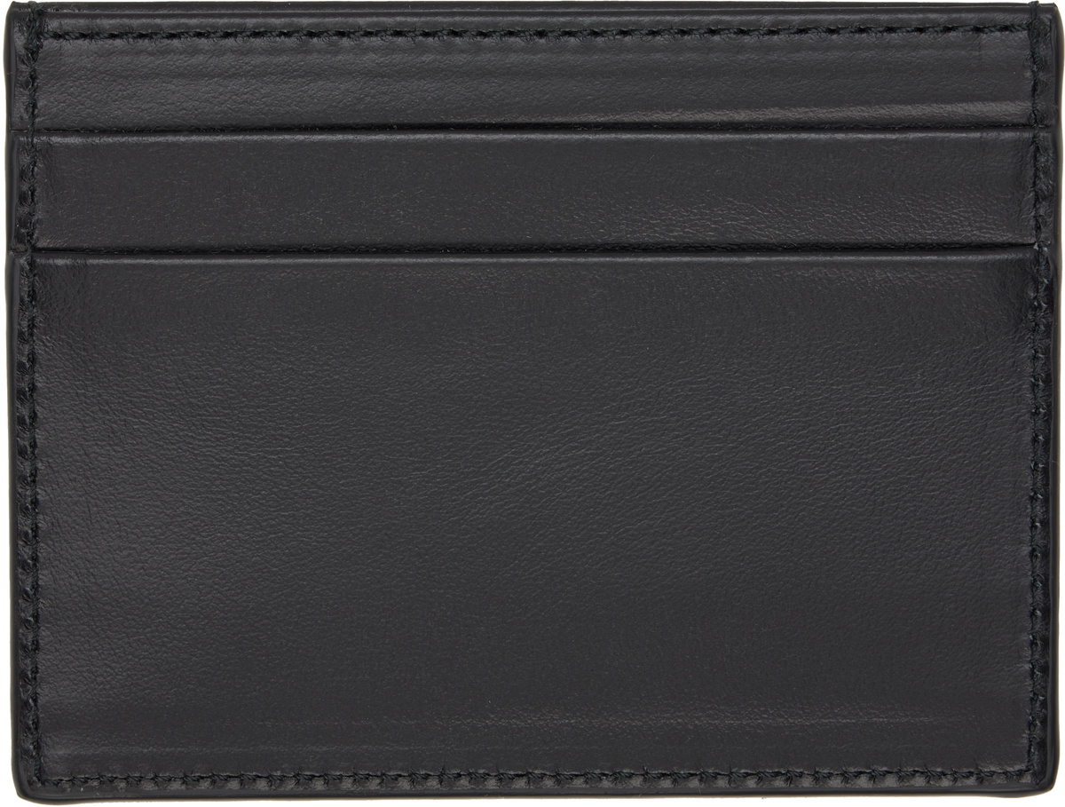 Palm Angels Black Classic Logo Card Holder