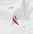 Thom Browne - Slim-Fit Button-Down Collar Cotton-Poplin Shirt - Men - White