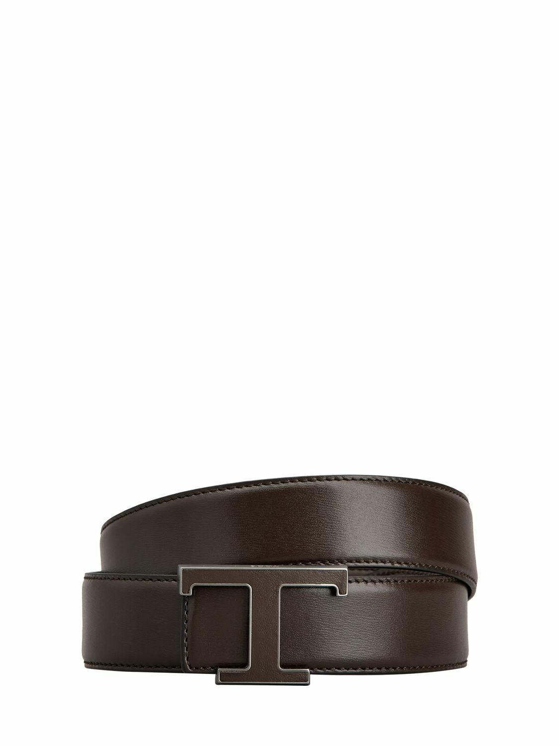 Photo: TOD'S - 3.5cm Logo Leather Belt