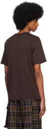 Saturdays NYC Brown Embroidered T-Shirt