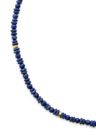 Eliou Leo Beaded 18kt Gold-plated Necklace - Blue - One Size