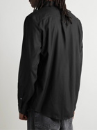 FRAME - Button-Down Collar Woven Shirt - Black