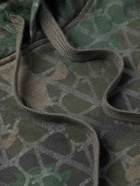 Valentino Garavani - Camouflage-Print Cotton-Blend Jersey Hoodie - Green