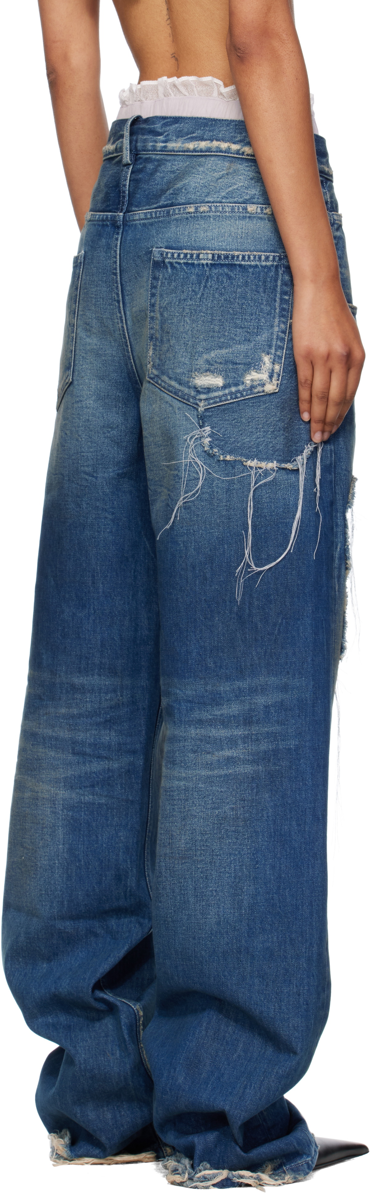 Ann Demeulemeester Blue Claire 5 Pocket Comfort Jeans