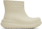 Crocs Off-White Crush Boots