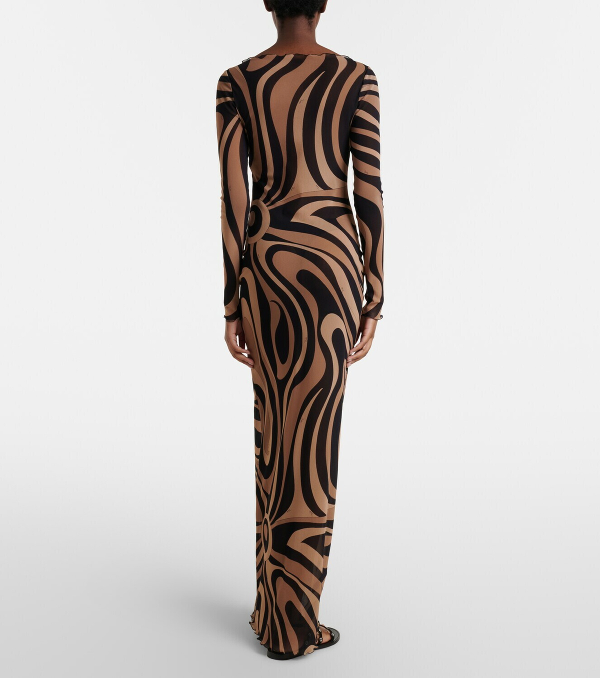 Pucci Marmo tulle maxi dress