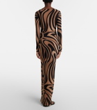 Pucci Marmo tulle maxi dress