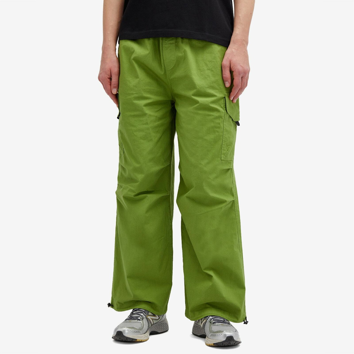 Good Morning Tapes Men's Recycled Ripstop Cargo Pants in Leaf