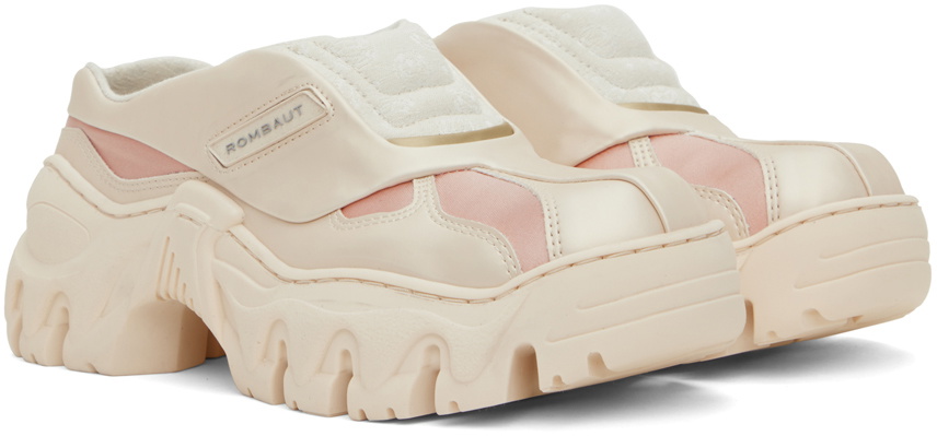 Rombaut Beige & Pink Boccaccio II Mount Loafers