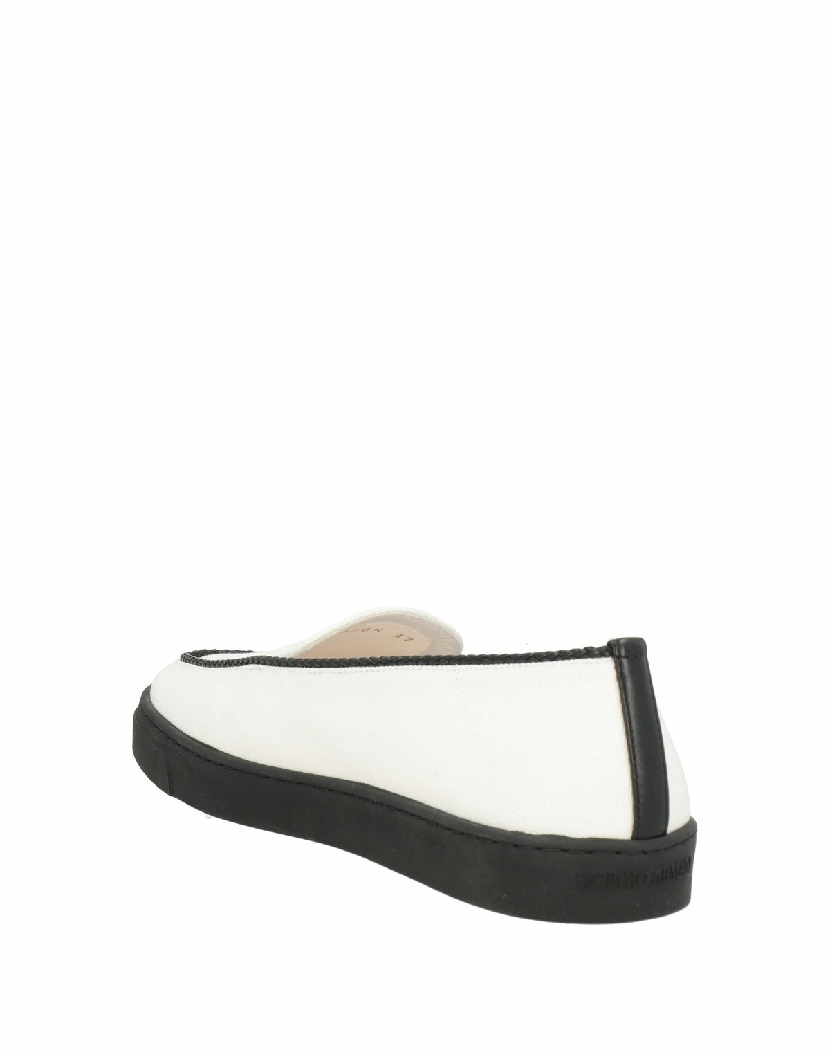 Giorgio Armani Womens Loafers in White