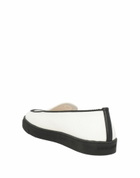 Giorgio Armani Womens Loafers in White