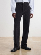 mfpen - Straight-Leg Cotton-Corduroy Trousers - Black