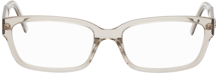 Photo: Balenciaga Beige Rectangular Glasses