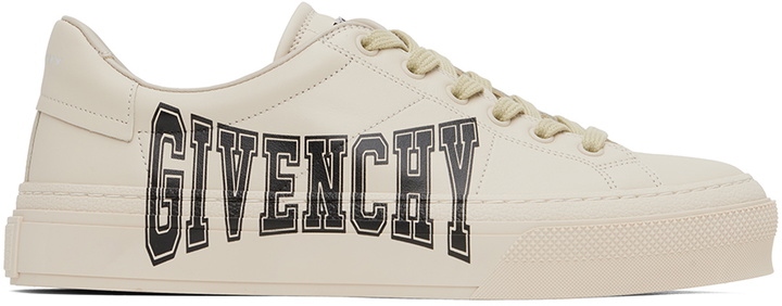 Photo: Givenchy Beige City Sport Sneakers