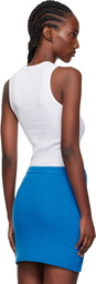 JW Anderson White Anchor Embroidery Tank Top