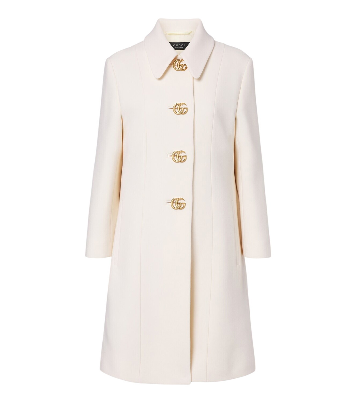 Gucci Coat White Womens Gucci