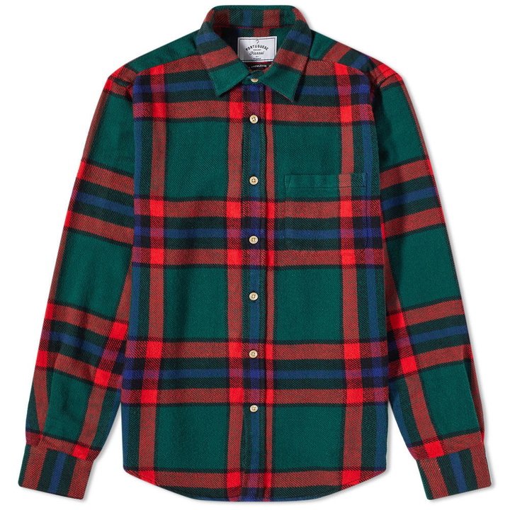 Photo: Portuguese Flannel Winter Blanket Check Overshirt