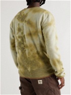 KAPITAL - Tie-Dyed Fleece Sweater - Yellow