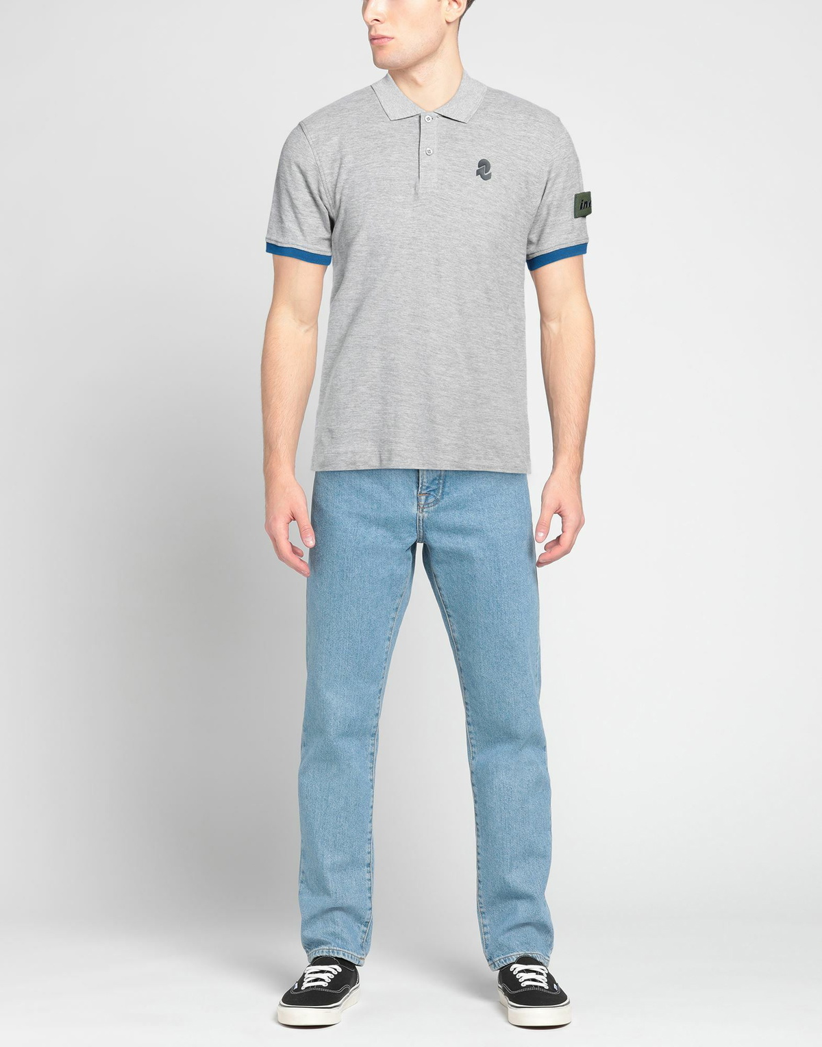 Invicta Mens Polo shirt in Grey