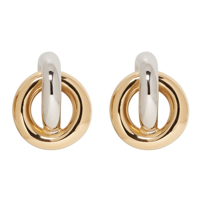 Photo: JW Anderson Gold and Silver Double Earrings