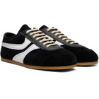 Dries Van Noten Black Suede Sneakers
