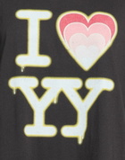 Open Yy Womens T-shirt Charcoal