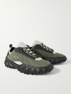 Oakley Factory - Chopsaw Suede and Mesh Sneakers - Green