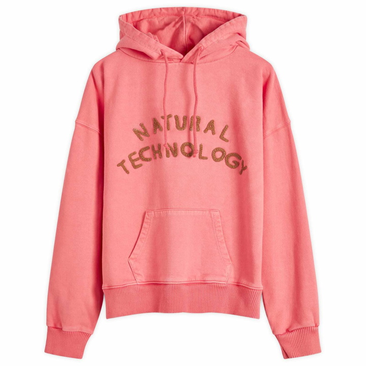 Photo: Story mfg. Women's Geo Hoodie in Hibiscus