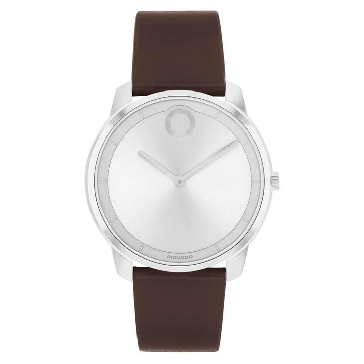 Photo: Movado Trend Element Quartz Silver Dial Watch 3601018