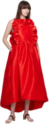 Kika Vargas SSENSE Exclusive Red Ramya Maxi Dress
